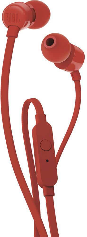 JBL TUNE 110 HEADPHONES  | 3.5MM | RED